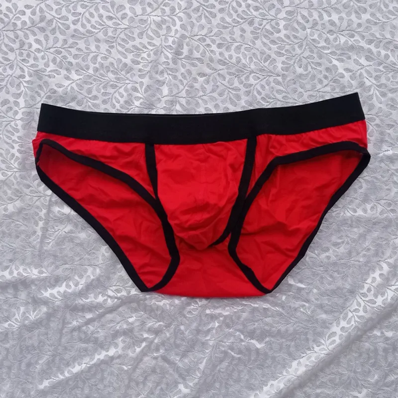 Calzoncillos a estrenar para hombre, ropa interior, mezcla de algodón, elástico, cintura baja, bolsa M ~ 2XL, elástico, verano, todas las estaciones