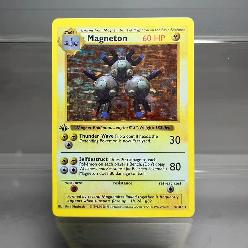 PKM Fossil/Base Set PROXY Cards Charizard Venusaur Blastoise Game Collection Cards Game Toys Card Hobbies