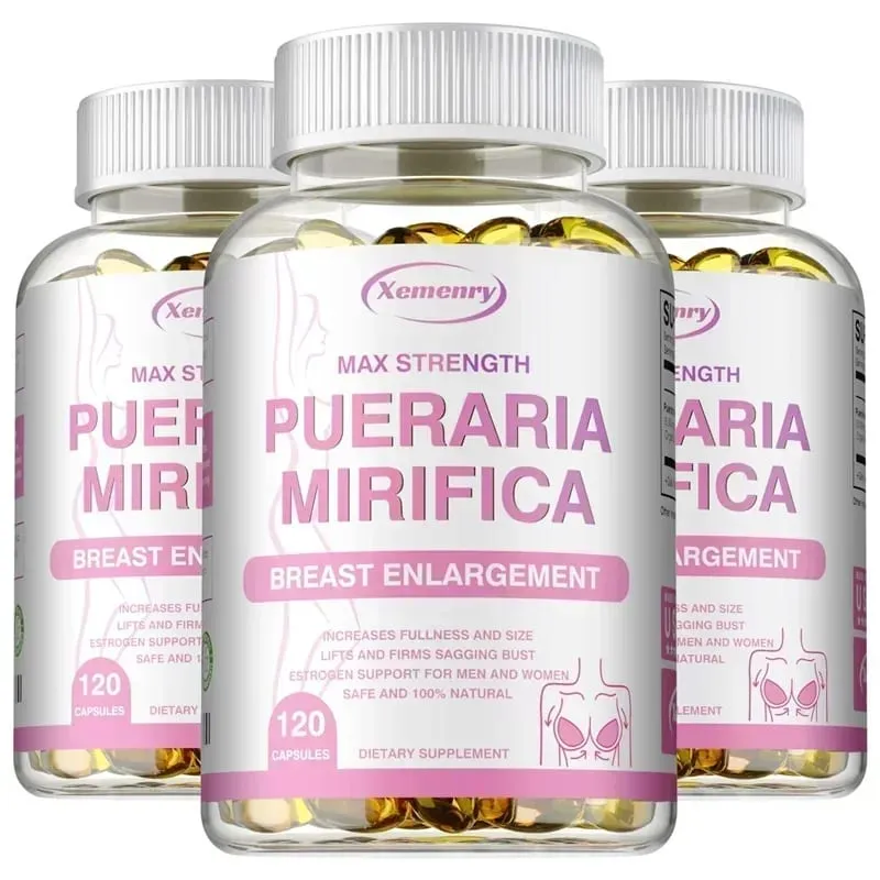 Pueraria Mirifica Capsules 5000mg - Breast Enlargement Female Estrogen Balance — image 11