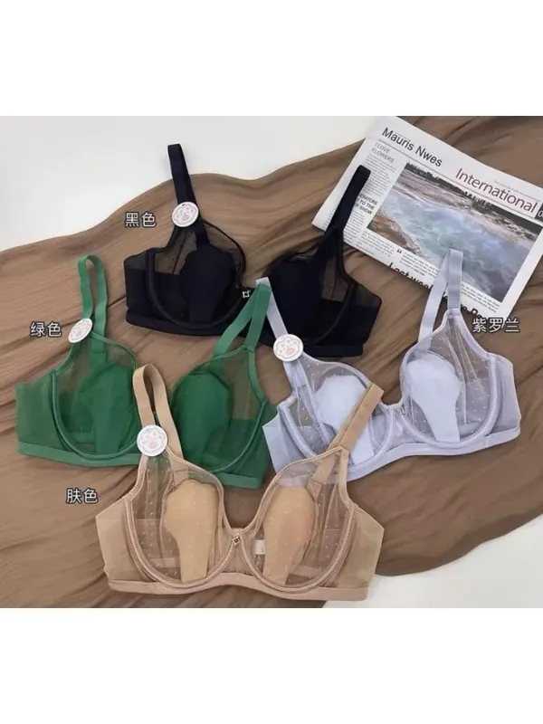 Wire-Free Minimizer Bra for Women - Anti-Sag Ultra-Thin Bralette Breathable & Sexy Summer Lingerie | Comfort Support