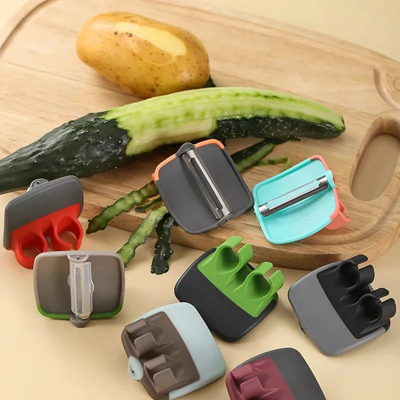 Vegetable Fruit Peeler Parer Cutter Slicer for Kitchen Dining Multifunctional Paring Knife Kitchen Cooking Tools Gadgets Helper — image 6