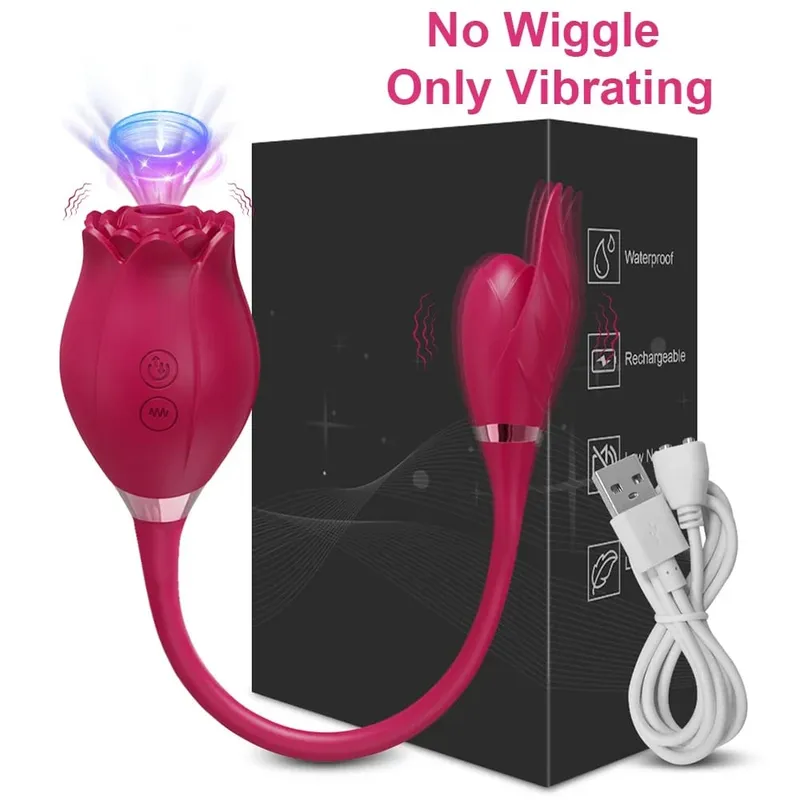 Clitoris Sucker Vibrator for Women Nipples Clit Stimulator Finger Wiggle G-Spot Vibrator Female Masturbator Sex Toy for Women — image 10