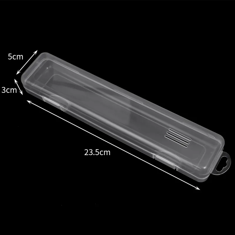 Transparent Makeup Brush Storage Box Dust-proof Plastic Make Up Brushes Organizer Lightweight Tableware Container Beauty Tools