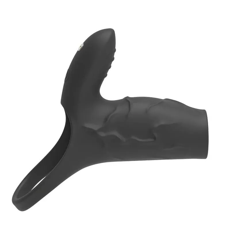 Vibrating Penis Sleeve 10 Modes Cock Ring G Spot Stimulate Vibrator Sex Toys for Men Penis Delay Ejaculation Erection Trainer 18