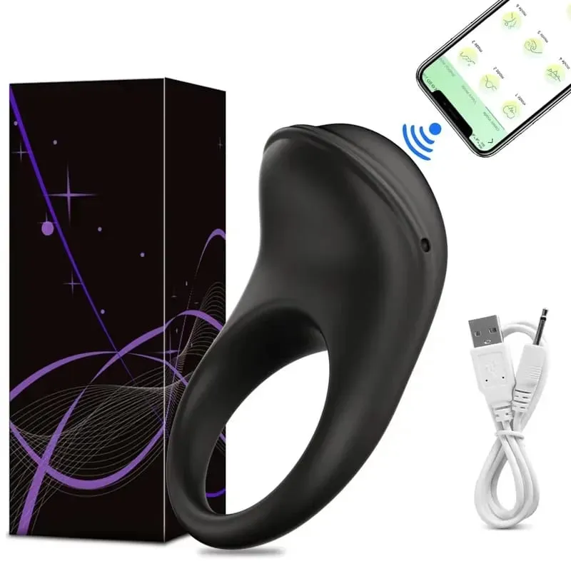 APP Control Vibrating Cock Ring for Men Penis Ring G Spot Clitoris Clit Stimulator Delay Ejaculation Sex Toy for Adult Products — image 8