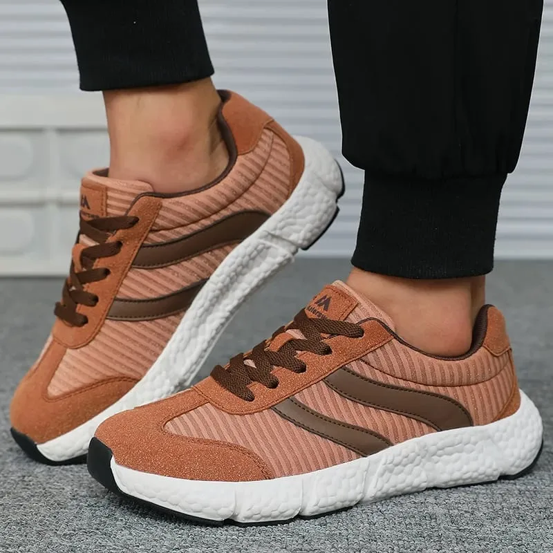 Unisex EVA Soft Sole Running Shoes Lightweight Vintage Multi-Use Sneakers Big Size Breathable Wear Resistant Walking TennisShoes — image 6