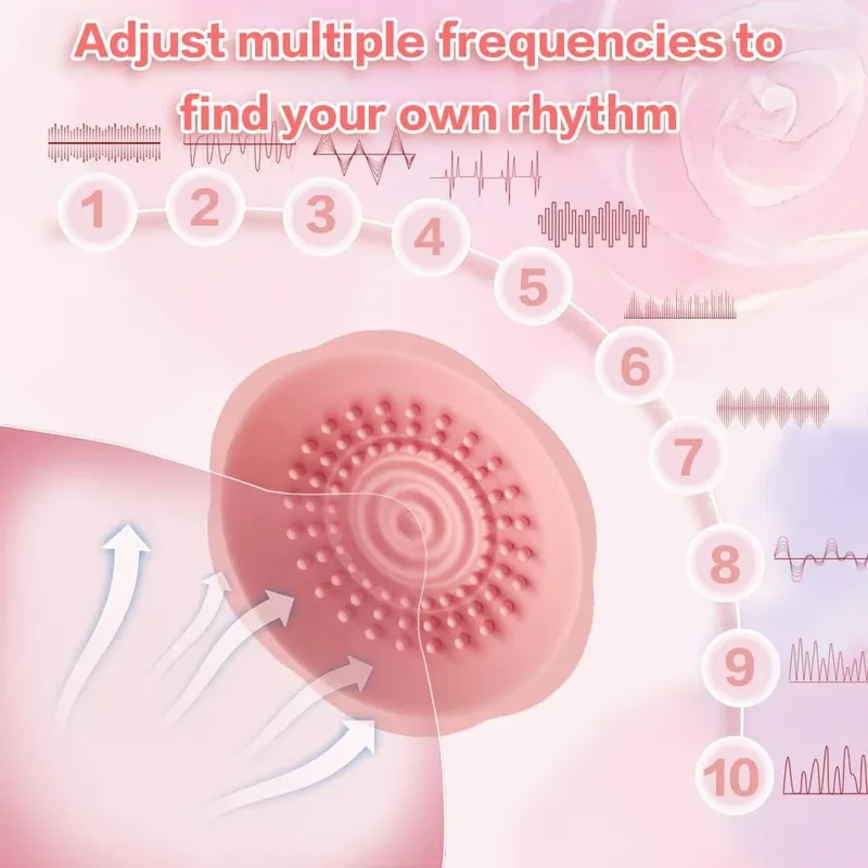 Breast Vibrator Nipple Massage Clitoris Stimulator Remote Control Female Masturbator Sex Toys for Women Couples Adult Supplies — image 4
