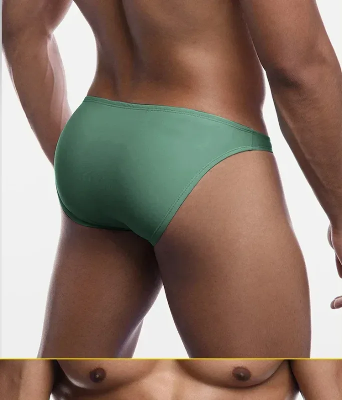 Men Modal Low‑Rise Briefs Sexy Solid Color Simple Triangle Underwear Sports Breathable Comfortable Male Panties