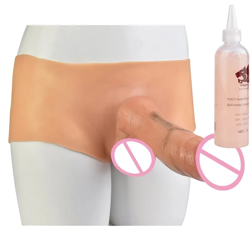 Silikonový pásek Živé dildo Kalhoty Nositelné Pevné Sexuální hračky s velkým penisem Pro ženy Lesbický pár Sex — image 11