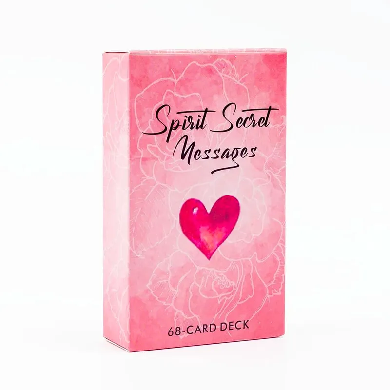 Spirit Secret Messages 68Pcs English Version Oracle Divination Fate Game Deck Tarot Table Board Games Playing Card 10.4x6.1cm