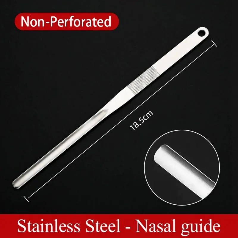 Nose Guide Ultra-thin Perforated Nose Prosthesis Guide Placement Device Stainless Steel Nose Cosmetic Plastic Surgery Tool