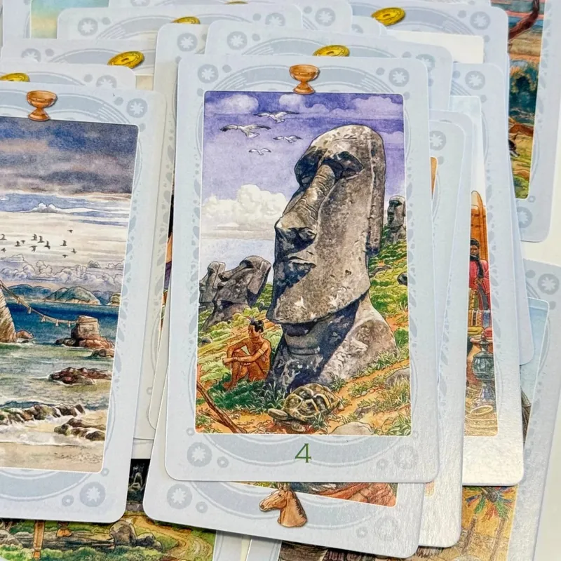 Russian Version Таро священных мест A 78 Tarot Card Party Prophecy Divination Board Game