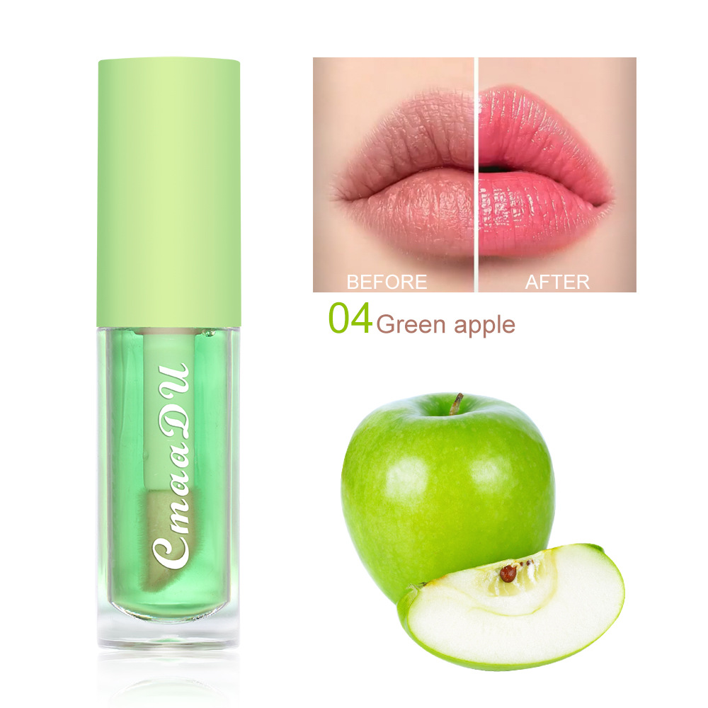6 Color-Changing Lip Gloss Fruity Scent Moisturizing and Long-Lasting Smooth Hydrating Temperature-Activated Lip tint
