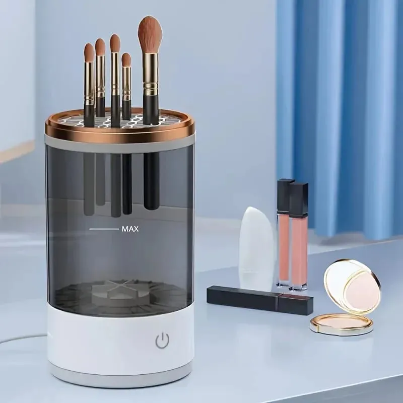 USB Powered Makeup Brush Cleaner And Dryer Odorless Battery Free Plug And Play Essential Beauty Tool For Cosmetic Brushes
