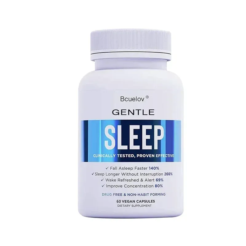 Adult Sleep Supplement Melatonin 5mg with Magnesium Glycinate Valerest & Ashwagandha Helps Relax and Promote Natural Sleep