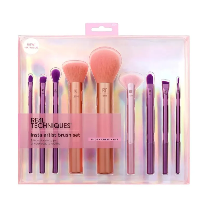 Popular Complete Set of Makeup Brushes Set Powder Blush Brush Halo Dye Brush Eye Shadow Brush Beauty Egg