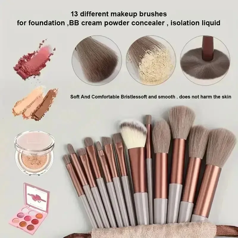 Professional Makeup Brush Set - Soft Fluffy Cosmetic Brushes for Foundation Powder Eyeshadow & Blending Beauty Tools — image 3