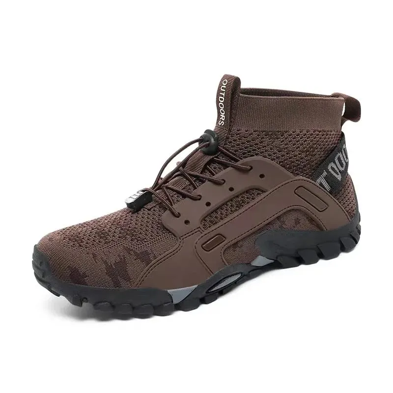 Unisex Hiking Wading Shoes Outdoor Climbing Cross-Country Fitness Shoes Anti-Slip Waterland Two-Purpose Fishing Trekking Shoes