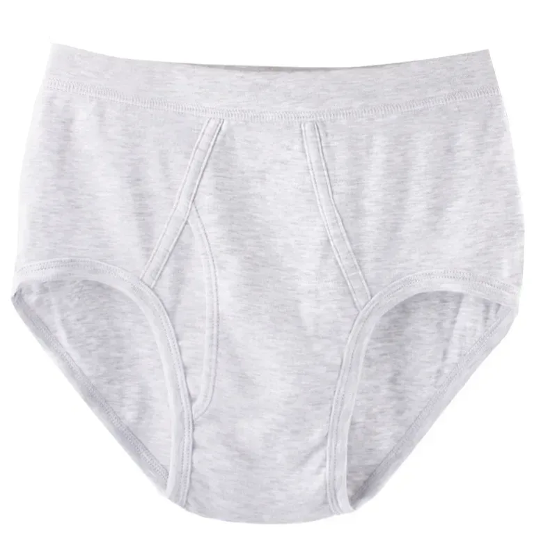 Solid Color Fat Plus Size Men's Underwear Mens Underpants 100% Cotton Comfortable Breathable Loose Large Size Men Briefs Panties