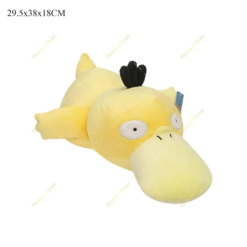Original Pokemon Charmander Plush Pillow Toys Anime Cute Psyduck Lying Posture Soft Stuffed Animals Sofa Cushion Peluche Dolls