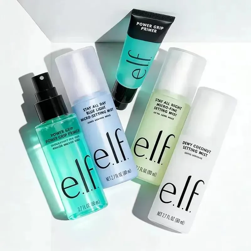 Hot Elf Multi-effect Green Pink Primer Essence Brightening Moisturizing Gel Essence Setting Spray Liquid Foundation Cosmetics — image 4