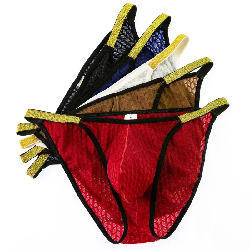 Cuecas masculinas para levantamento de bunda, bolsa de apoio, design confortável, roupa íntima diária macia para homens, disponível em 5 cores S-XL