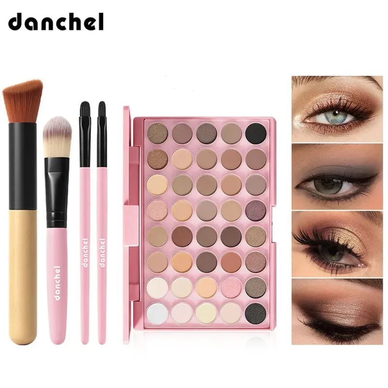 All In One Makeup Set for Full Face Base Concealer Contour Highlight Blush Palette Eyebrow Pencil Eye Shadow Lip Makeup Kit