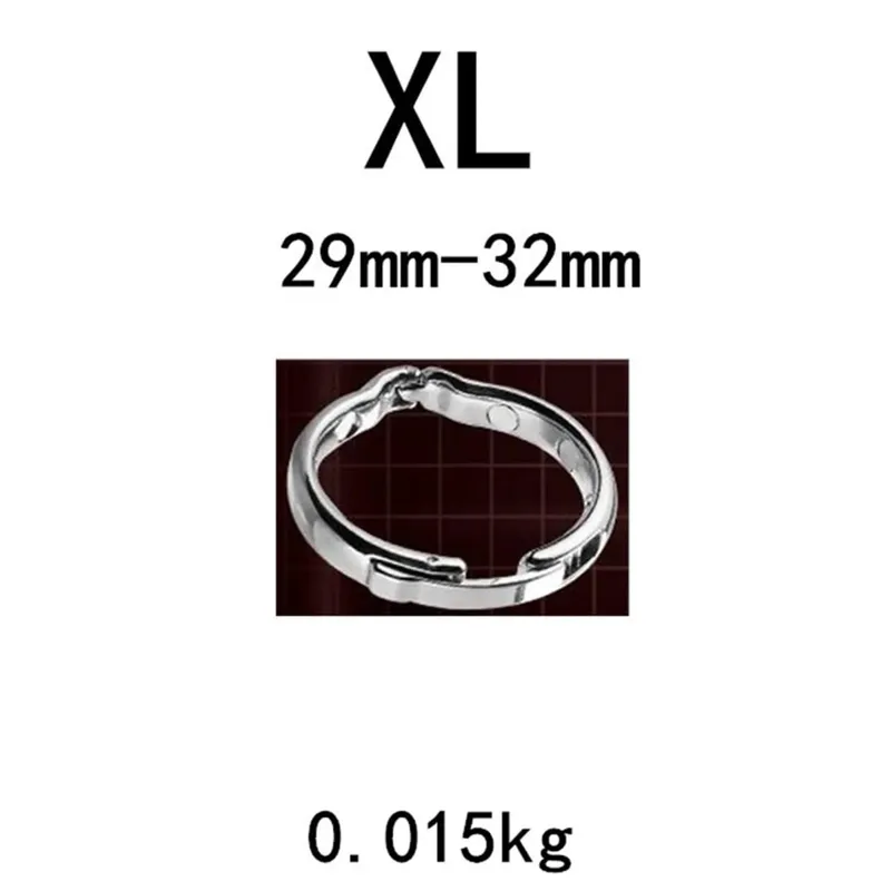Metal Dick Cock Ring For Men Delay Ejaculation Adjustable Various Sizes Stainless Steel Penis Bondage Erection Adults Sex Toys