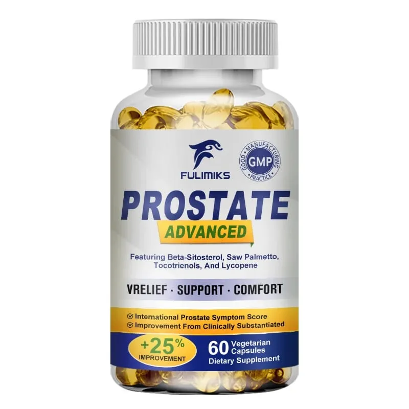 Prostate Advanced Health Supplement for Men for Reducing Nighttime Bathroom Trips Bladder & Urinary Relief