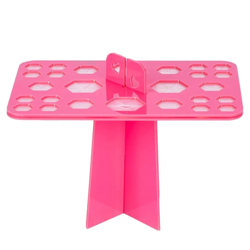 14/26/28 Holes Stand Makeup Brush Organizer Stand Tree Dry Brush Holder Brushes Accessories Comestic Brushes Aside Hang Tool