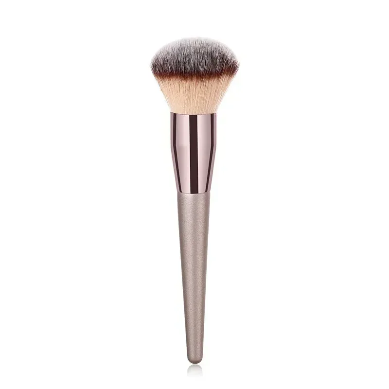 Soft Champagne Makeup Brushes for Women Cosmetic Foundation Powder Blush Eyeshadow Kabuki Blending Make Up Brush Beauty Tools
