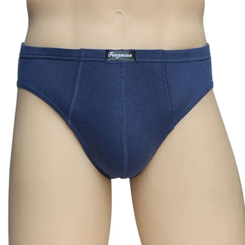 6PCS Men's plus Size Briefs 5XL/6XL Cotton Underwear Breathable Comfortable Solid Sexy Shorts for Men