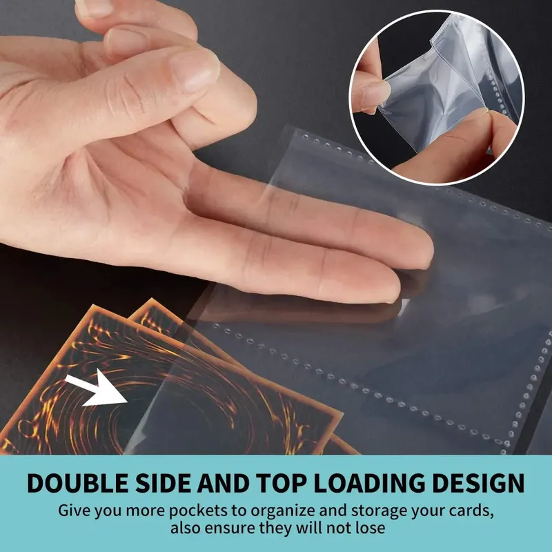 9 Pocket 540 Cards Collection Album Holder Binder Folder Fit For Pokemon YuGiOh TCG Game Sports Football Anime Card Storage