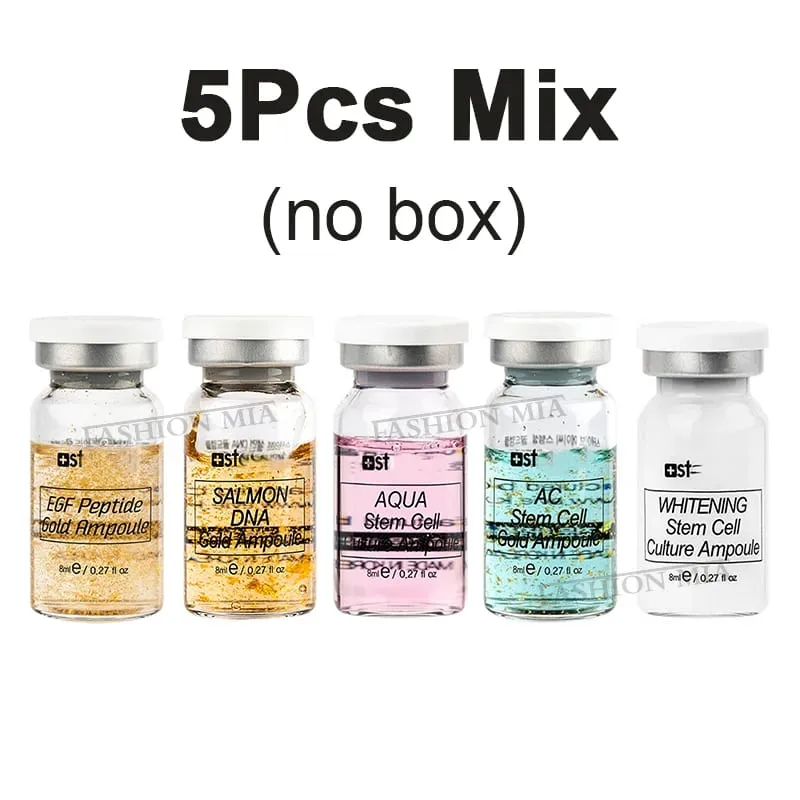 Korea 8ml BB Cream Ampoule Beginner Starter Kit Face Foundation Salmon DNA Serum Moisturise Whitening Cosmetic