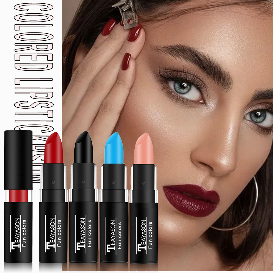 12 Color Waterproof Lasting Sexy Red Lipstick Matte Lipstick Cosmetics Lip Gloss Waterproof Long-lasting