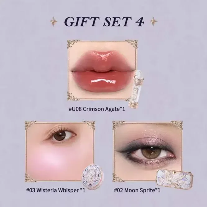 Makeup Set Flower Knows Butterfly Cloud Collar Collection Makeup Gift Set Includes Eyeshadow Blush Lipstick Vegan&Cruelty-Free — image 10