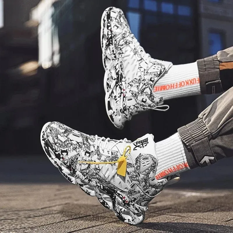 2026 New Basketball Shoes Men Anti Slip Basketball Sneakers Training Walking Shoes Men Light Weight Sport Sneakers Plus size 46