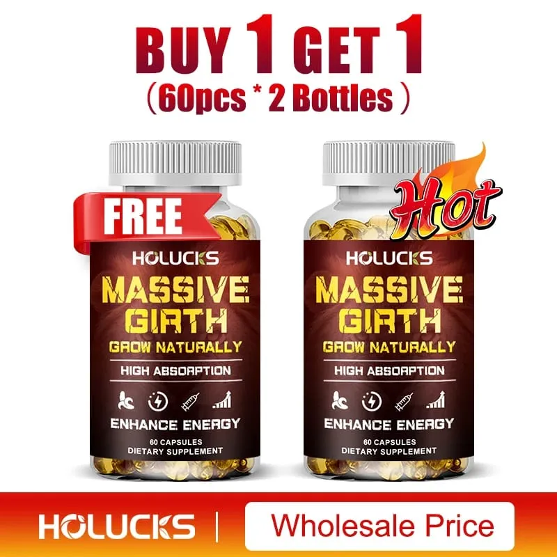 Men's Health Supplement Capsules Enhances Performance & Energy for Stamina Muscle Strength Booster