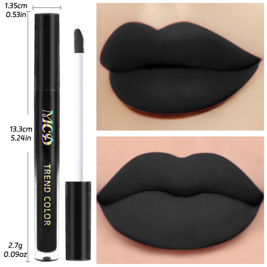 1pcs Waterproof Matte Velvet Lip Glaze Moisturizing Lip Gloss Long Lasting Liquid Lipstick Not Easy to Fade Lip Tint Makeup — image 5