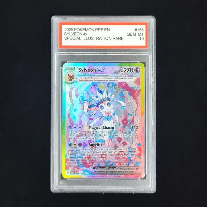 Proxy POKEMON PRE English PRISMATIC EVOLUTIONS #161 UMBREON ex Grade 10 Collection Card Toy