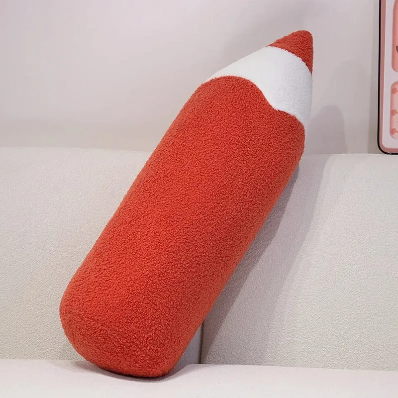 70CM Cartoon Colored Pencil Plush Pillow Soft Sofa Room Cushion Simulation Crayon Toys Nice Gifts