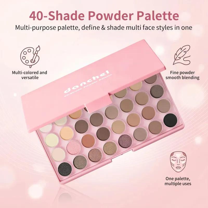 22Pcs Face Makeup Set Eyeshadow Contour Blush Lip Palette Foundation Primer Concealer Lipstick Brow Makeup Kit With Brushes
