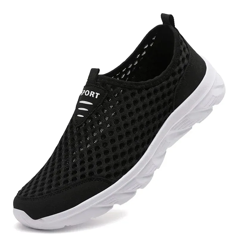 Breathable Men's Casual Sneakers Lightweight Men Vulcanized Shoes Outdoor Male Loafers Soft Big Size Casual Shoes Non-slip Flats