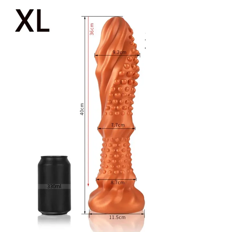 Wolf Tooth Stick Huge Long Anal Plug Big Dildo Butt Plug Anus Expansion Stimulator Prostate Massage Anal Sex Toys for Woman Men