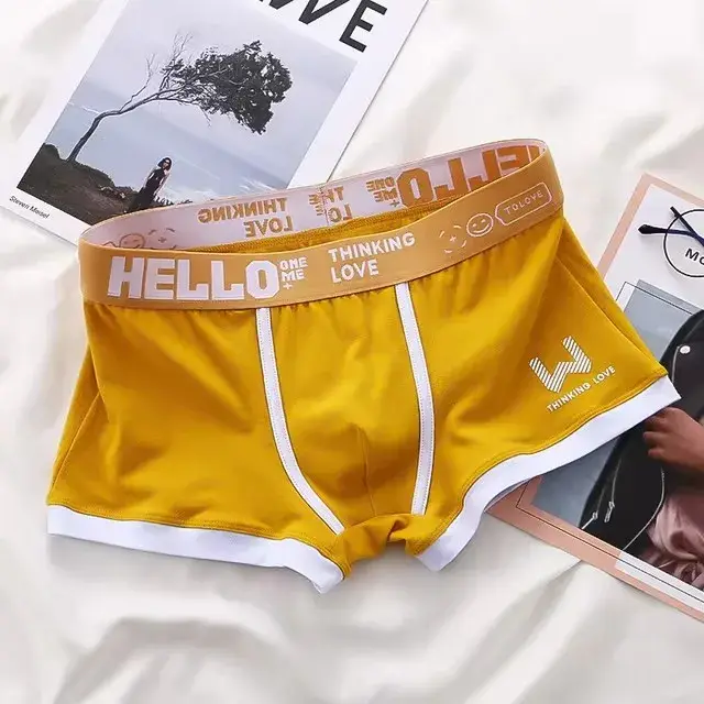 1/4 bitar Herrunderkläder Bomull Boxershorts Herrunderkläder Boxerbyxor Andas U Konvex Herrunderkläder Sexiga Plus Size — image 16
