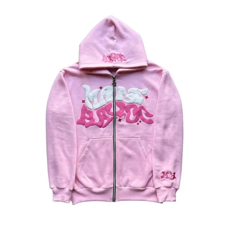 American Retro Star and Letter Printed Zipper Hoodies Women and Men Y2K Spring Autumn Section Lazy Fashion Brand Cardigan Jacket — image 8