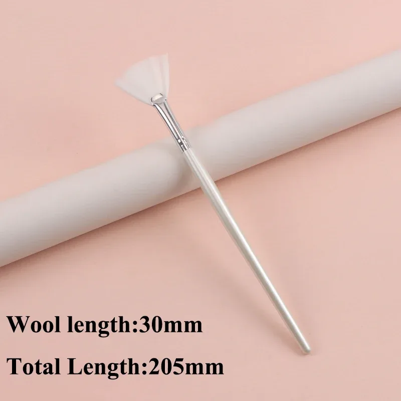 Praktické štětce na obličej Vějířové štětce na make-up Přenosný štětec na masky Kosmetické pomůcky pro ženy Flexibilní aplikátor měkké masky na obličej