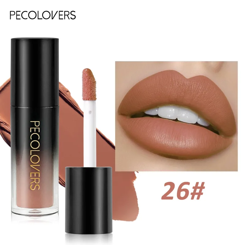 Multiple Colors Matte Velvet Lip Gloss Waterproof Long-lasting Non-stick Cup smooth Lipstick To Apply High Color Rendering