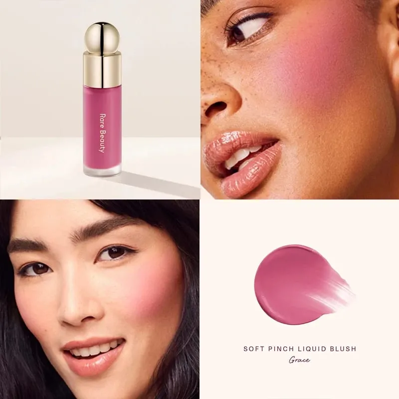 Fashion Rare Beauty Oft Pinch Liquid Blush Silky Lasting Sweat- and Humidity-resistant Cream-to-powder Rouge Women's Face Makeup