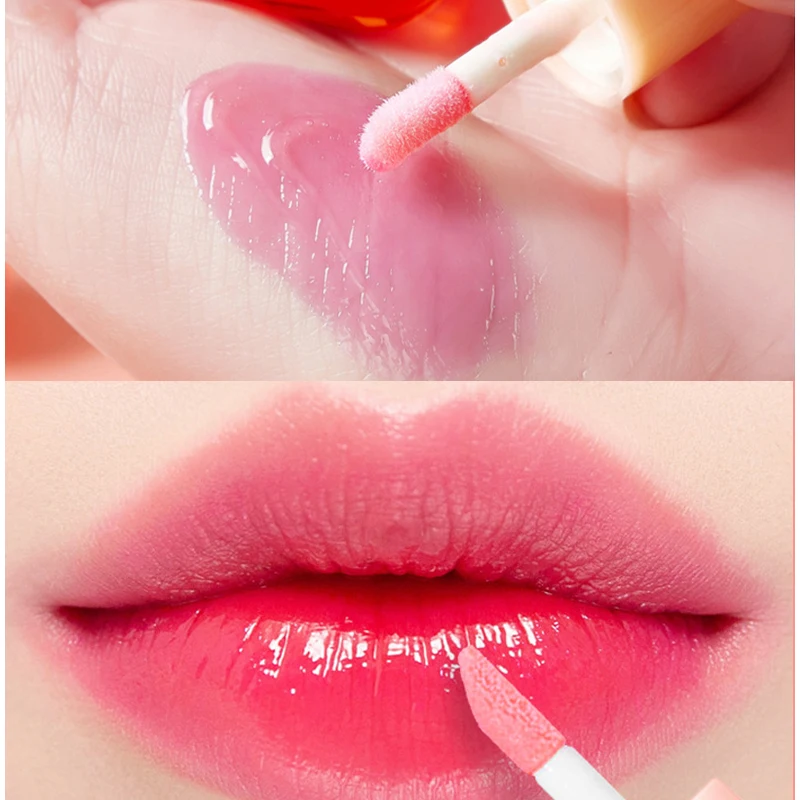 1pcs Moisturizing Color Changing Liquid Lipsticks Transparent Peach Lip Oil Hydrating Natural Lipgloss Lasting Makeup Cosmetics — image 5